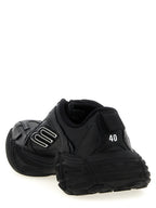 Black Calfskin Athletic Sneakers