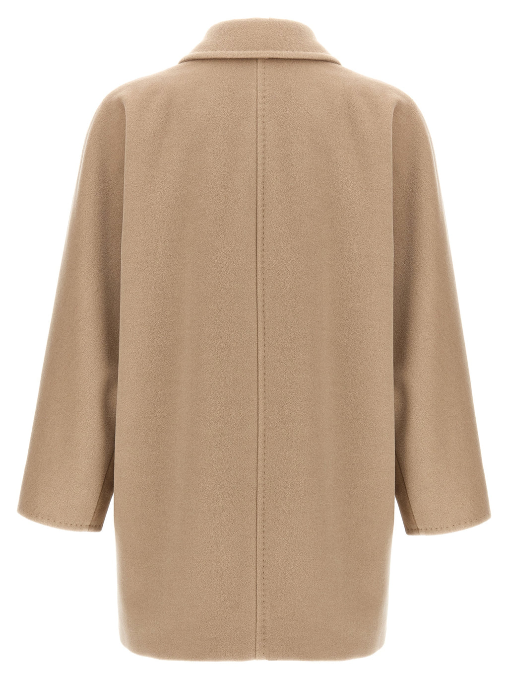 Beige Virgin Wool Coat