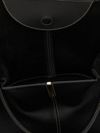 Black Calfskin Tote Bag
