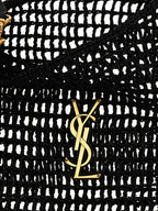 Black Raffia Shoulder Bag