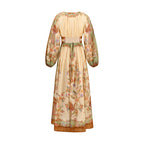 Multicolor Cotton Casual Dress