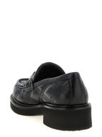 Black Lamb Leather Slip-On Loafers