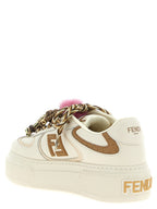Multicolor Calfskin Platform Sneakers