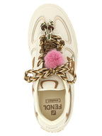 Multicolor Calfskin Platform Sneakers
