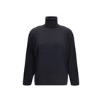 Black Silk Sweatshirt