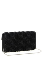 Black Viscose Clutch Bag