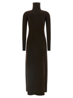 Brown Cashmere Long Dress
