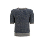 Blue Polyamide Sweater
