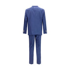 Blue Wool Oves Aries Two-Piece Suit