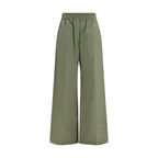 Bicolor Cotton Casual Pants