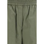 Bicolor Cotton Casual Pants