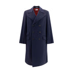 Blue Wool Oves Aries Coat