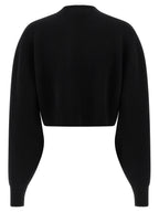 Black Virgin Wool Cardigan