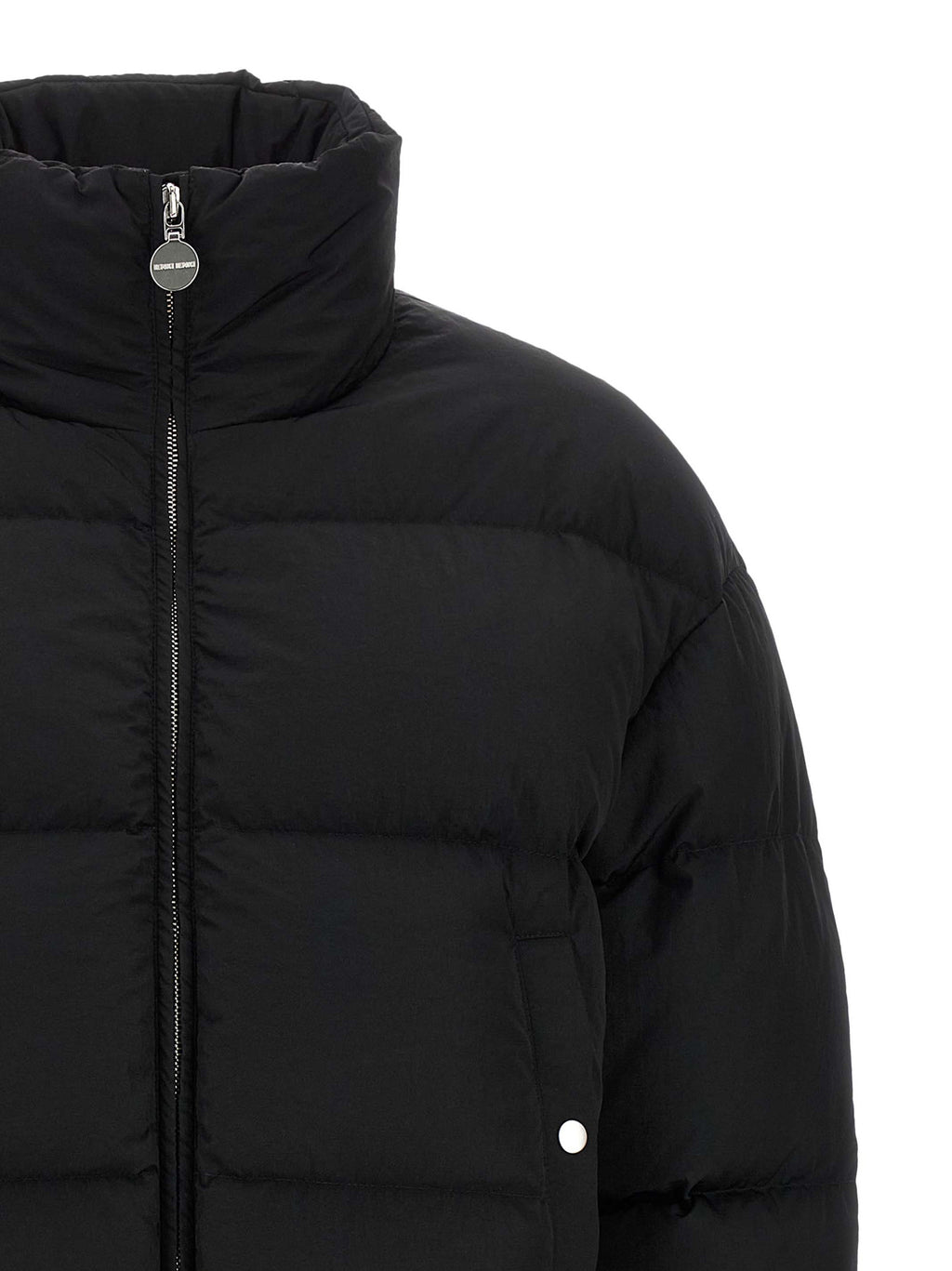 Black Nylon Full-Length Jacket