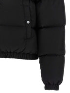 Black Nylon Full-Length Jacket