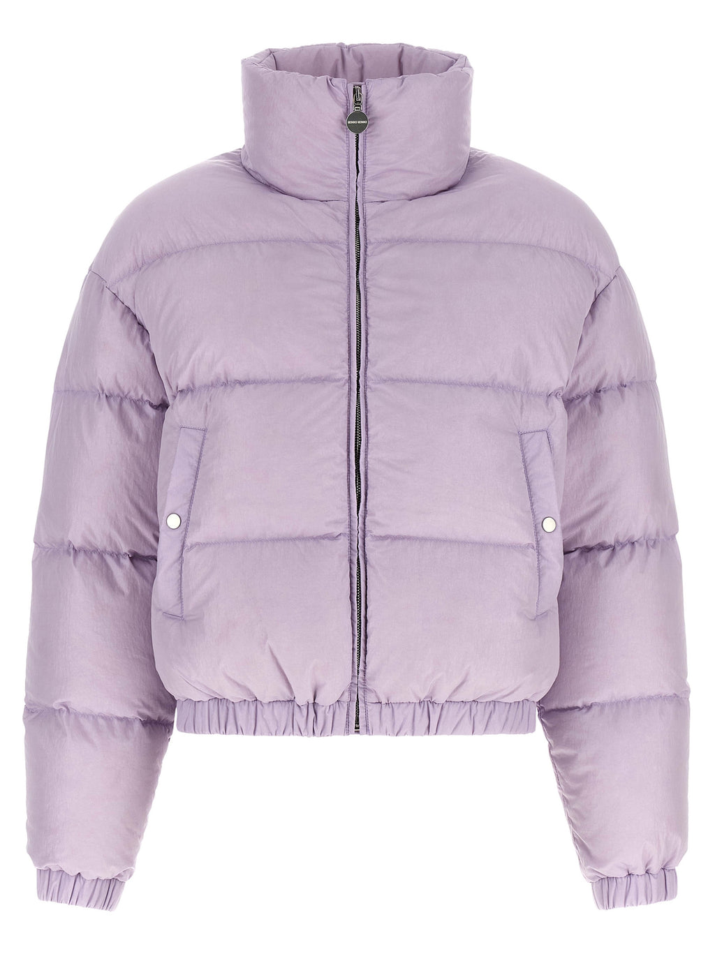Purple Nylon Full-Length Jacket