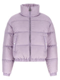 Purple Nylon Full-Length Jacket