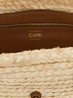 Beige Cork Shoulder Bag