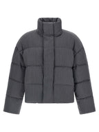 Gray Wool Full-Length Jacket