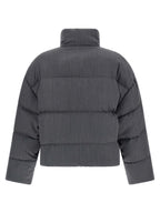 Gray Wool Full-Length Jacket