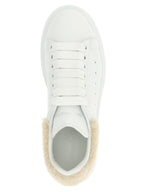 Beige Calfskin Chunky Sneakers