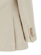 Beige Cotton Blazer