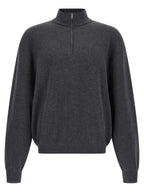 Gray Cotton Cardigan