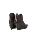 Brown Leather Ankle Boots