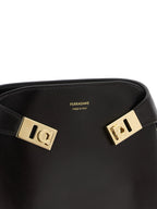 Brown Calfskin Crossbody Bag