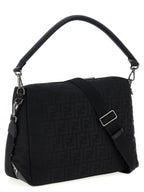 Black Polyamide Shoulder Bag
