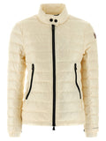 White Polyamide Full-Length Jacket
