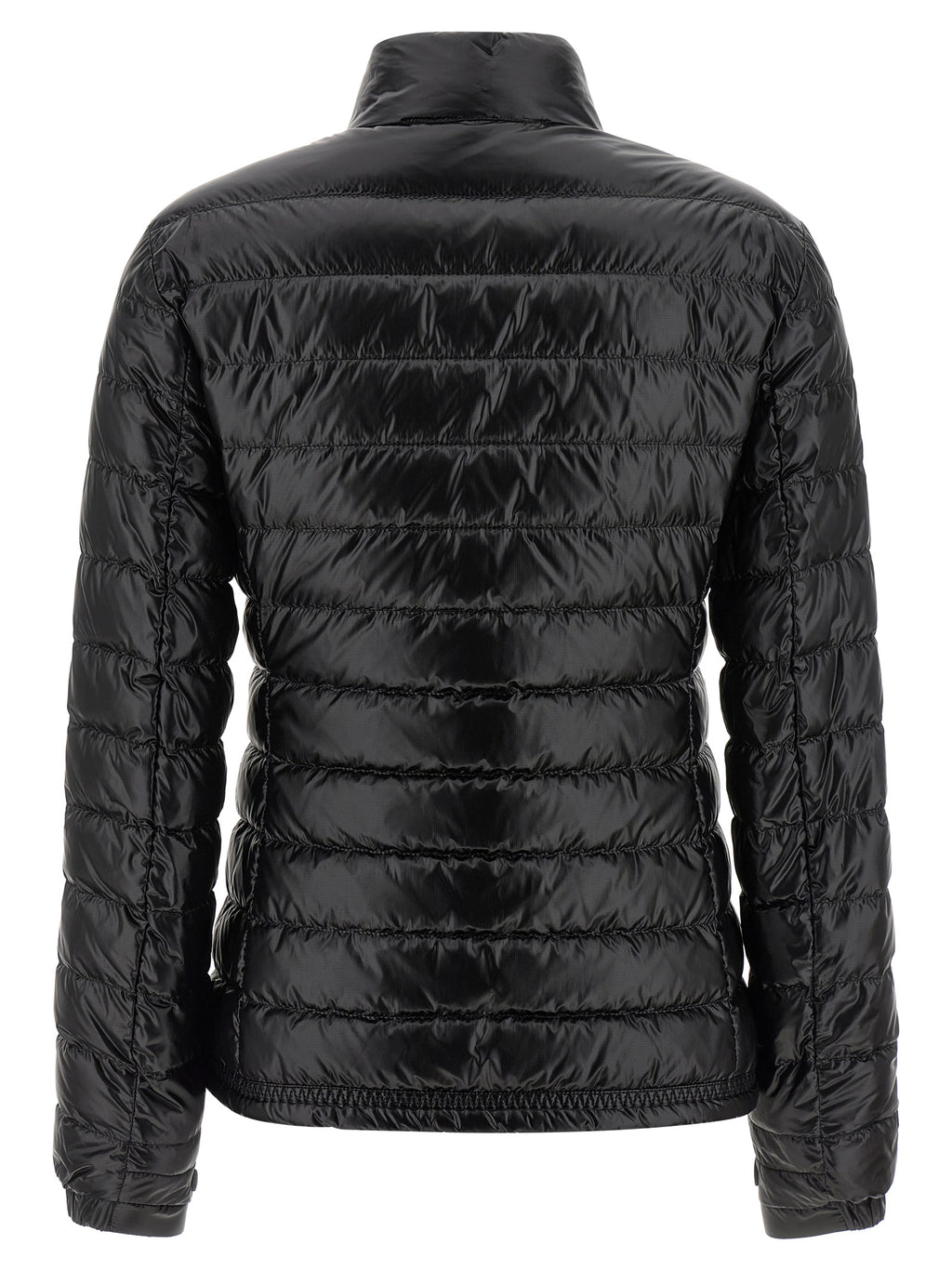 Black Polyamide Full-Length Jacket
