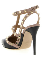 Black Lamb Leather High Heel Pumps