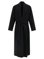 Black Virgin Wool Coat