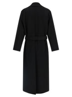 Black Virgin Wool Coat