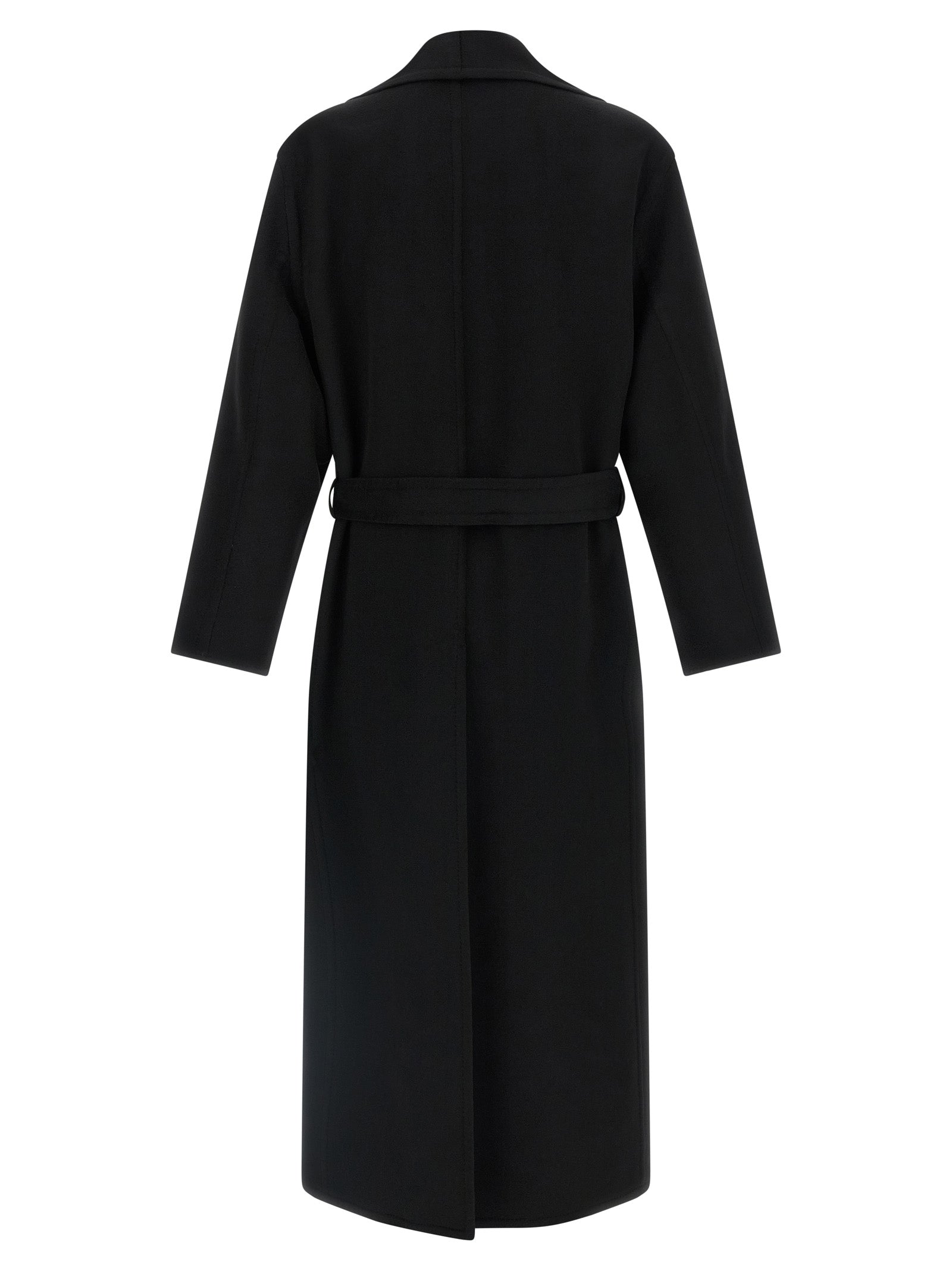 Black Virgin Wool Coat