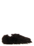 Brown Lamb Leather Slip-On Loafers