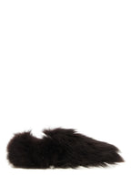 Brown Lamb Leather Slip-On Loafers