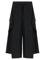 Black Wool Casual Pants