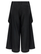 Black Wool Casual Pants