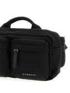 Black Polyamide Crossbody Bag