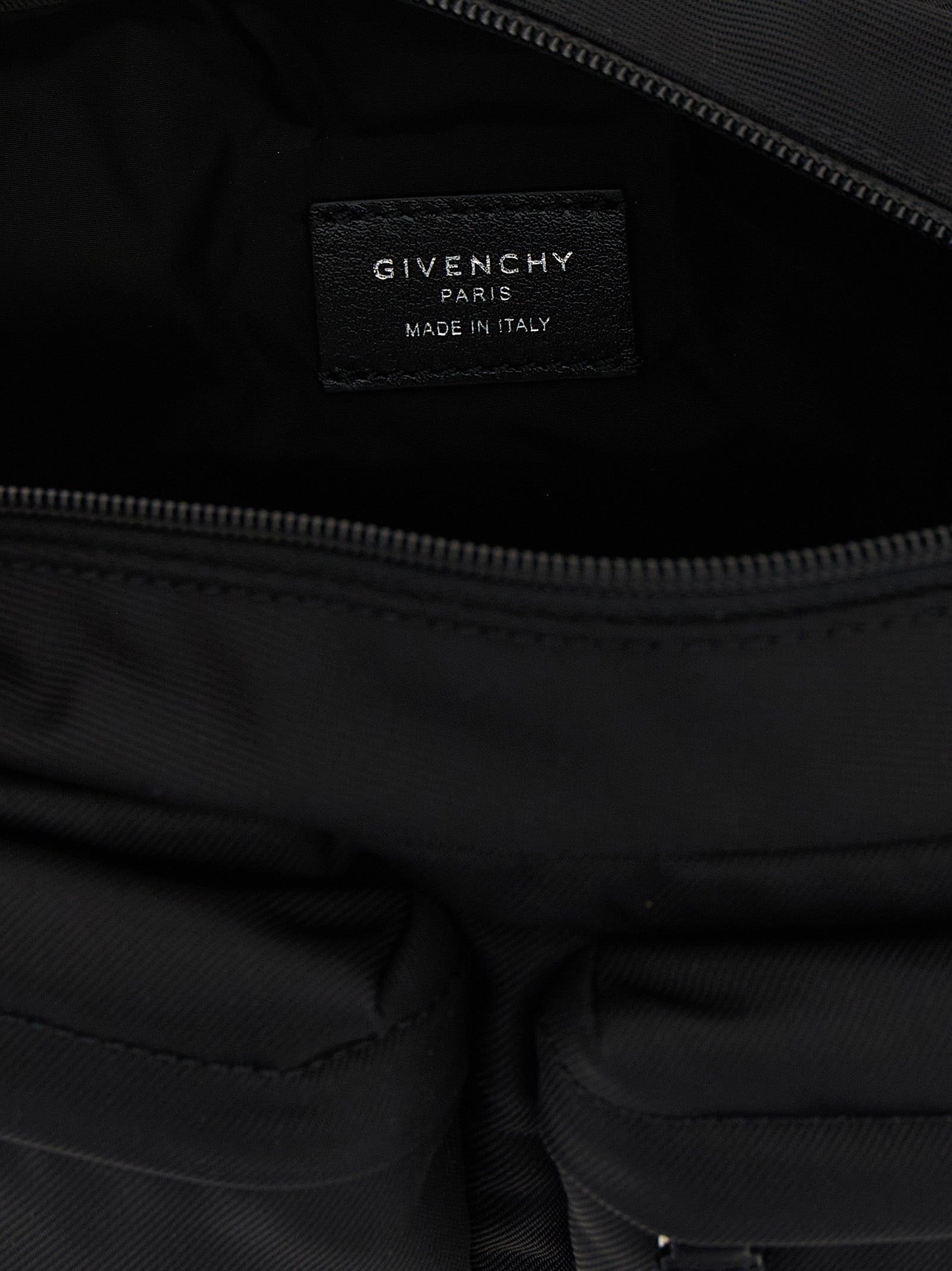 Black Polyamide Crossbody Bag