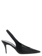 Black Glass High Heel Pumps