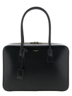 Black Calfskin Shoulder Bag