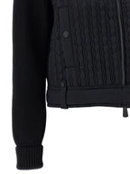 Black Polyamide Cardigan