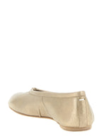 Gold Cashmere Ballet Flats