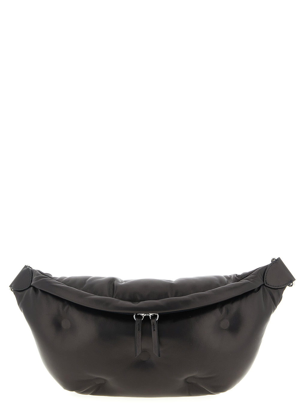 Black Lambskin Crossbody Bag