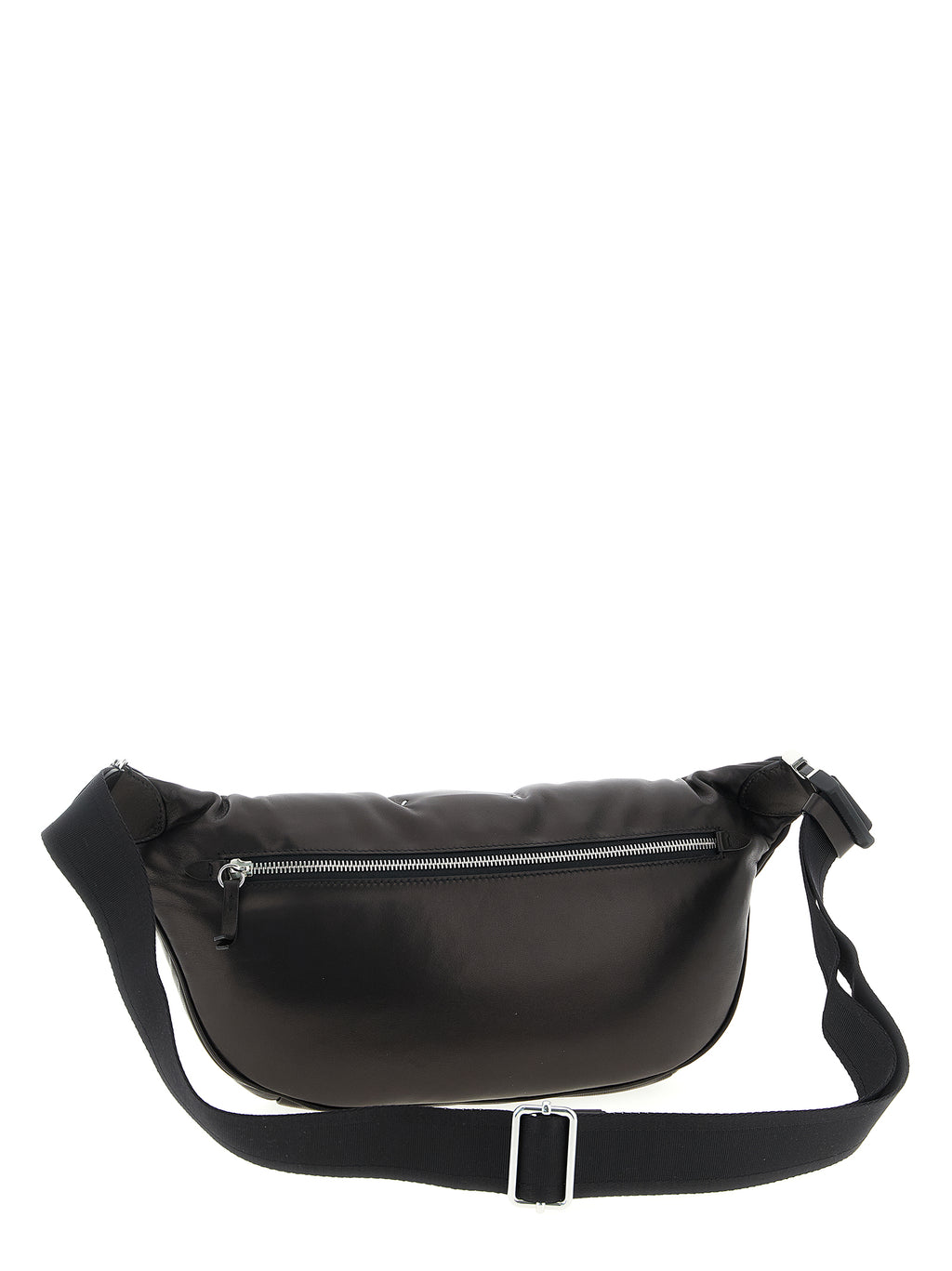 Black Lambskin Crossbody Bag