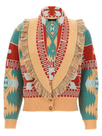 Multicolor Wool Cardigan