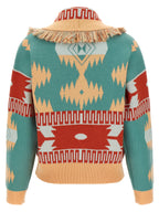 Multicolor Wool Cardigan